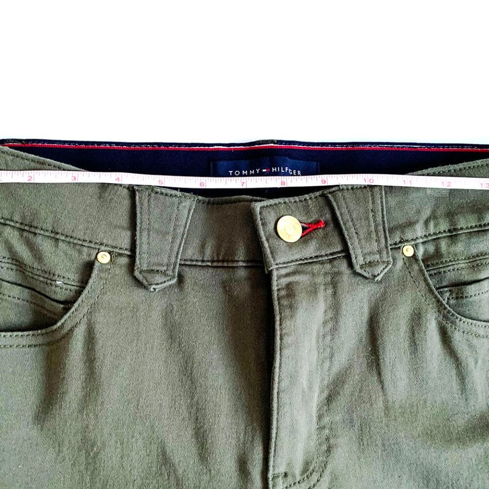 Tommy Hilfiger Women's TH Flex "Waverly" Sateen Skinny Pants Size: 4 - Picture 8 of 8
